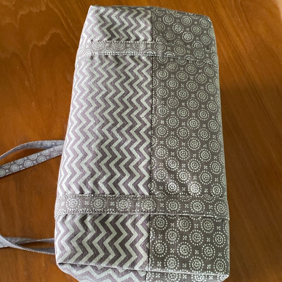 NWOT Handmade Zip Top Cotton Tote - Picture 7 of 16